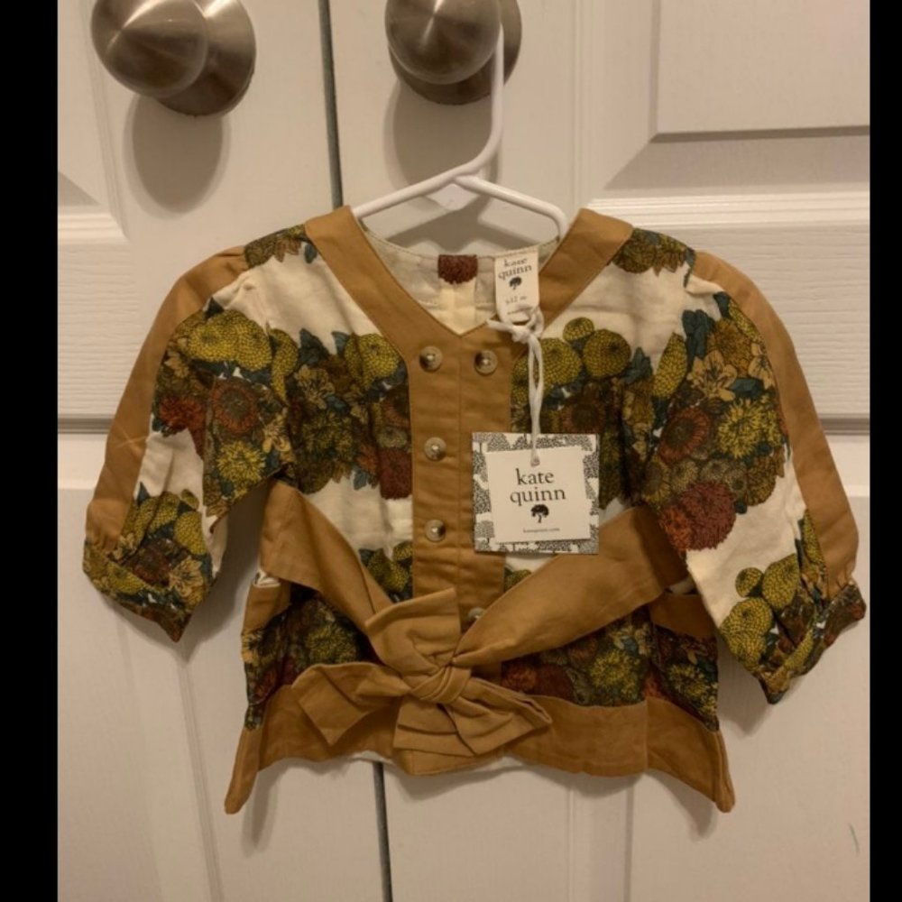 Kate Quinn Fall Sunflower Tunic/Shir0 NWT (Size 6-12)